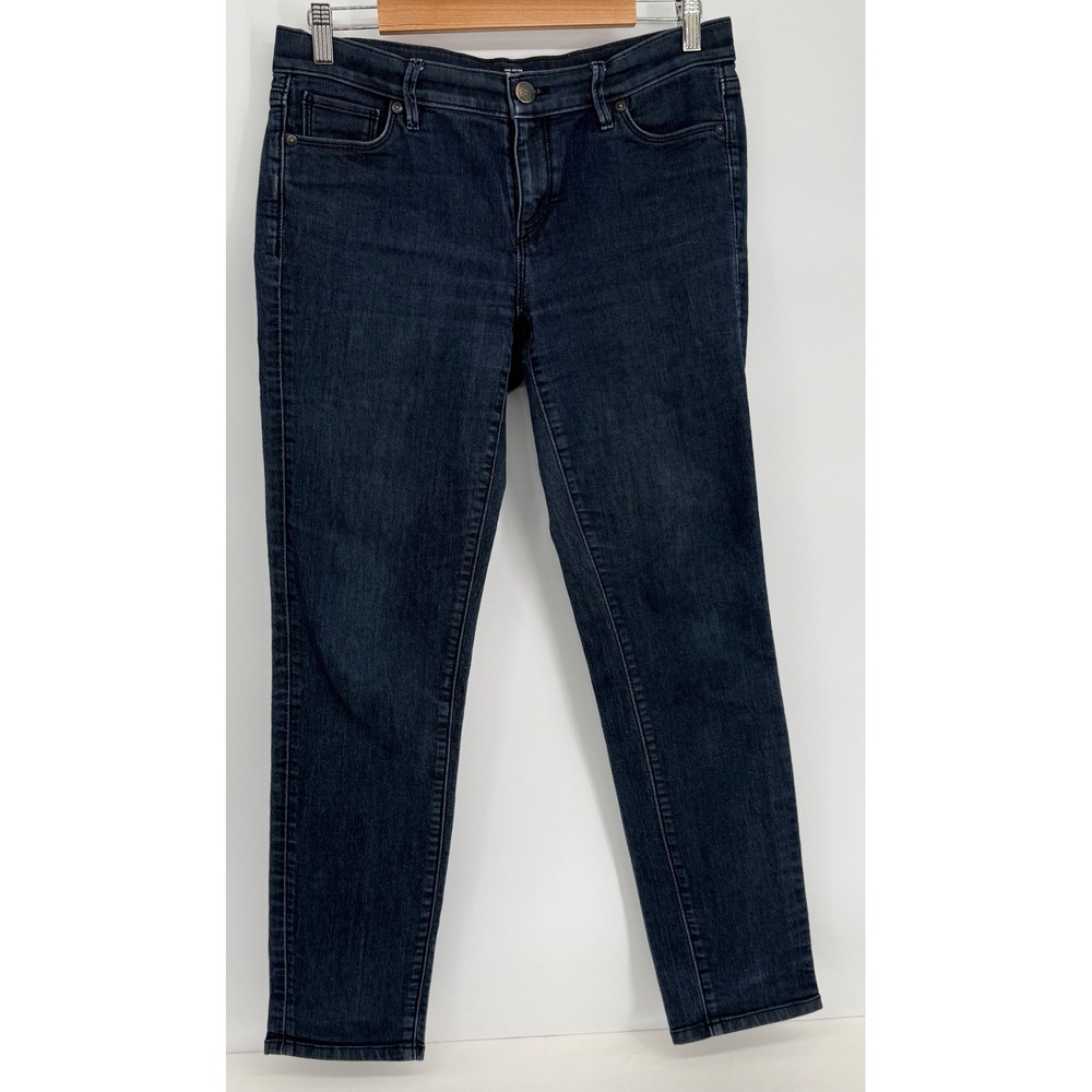 Ann Taylor Loft Modern Skinny Jeans Womens Dark Indigo Wash Stretch Sz 29/8